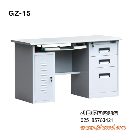 南京电脑办公桌GZ-15,南京机柜可锁电脑桌GZ-15,南京钢制电脑桌GZ-15