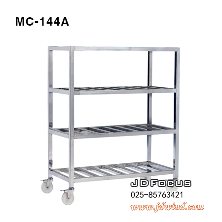 南京不锈钢周转架MC-144A,南京不锈钢样品架,南京不锈钢移动货架