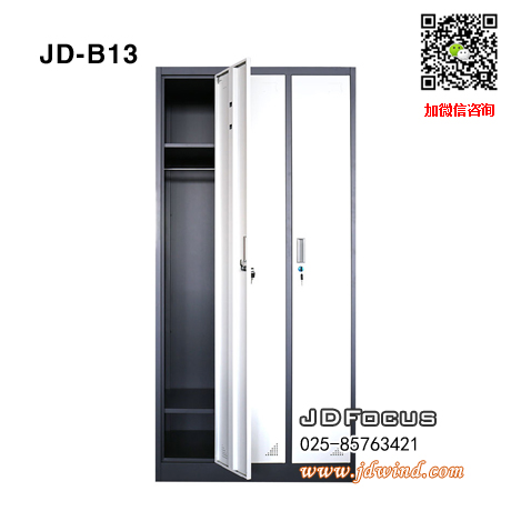南京套色更衣柜JD-B13-F，南京三门更衣柜JD-B13-F，南京灰白套色更衣柜JD-B13-F