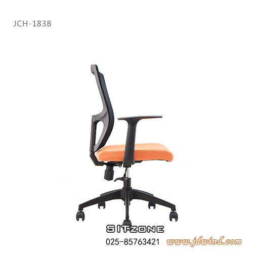 南京职员椅JCH-KT183B侧面图