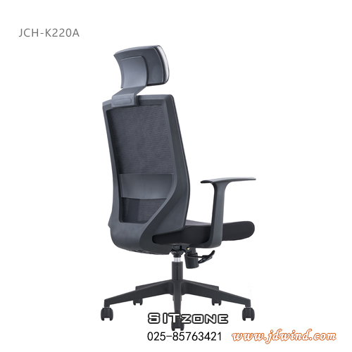 南京高背椅JCH-K220A全黑色