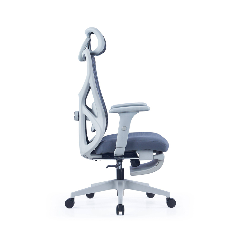 Sitzone南京办公椅图4，波普Pop工学午休椅 带脚托 灰框