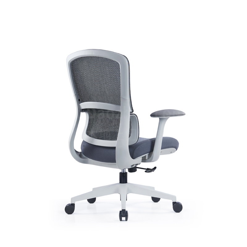 Sitzone南京办公椅图5，曲度T Curve网布职员椅 灰框