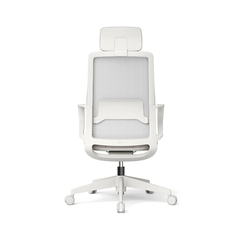 Sitzone南京办公椅图3，凯拉Kyla高背职员椅 带腰靠 白框