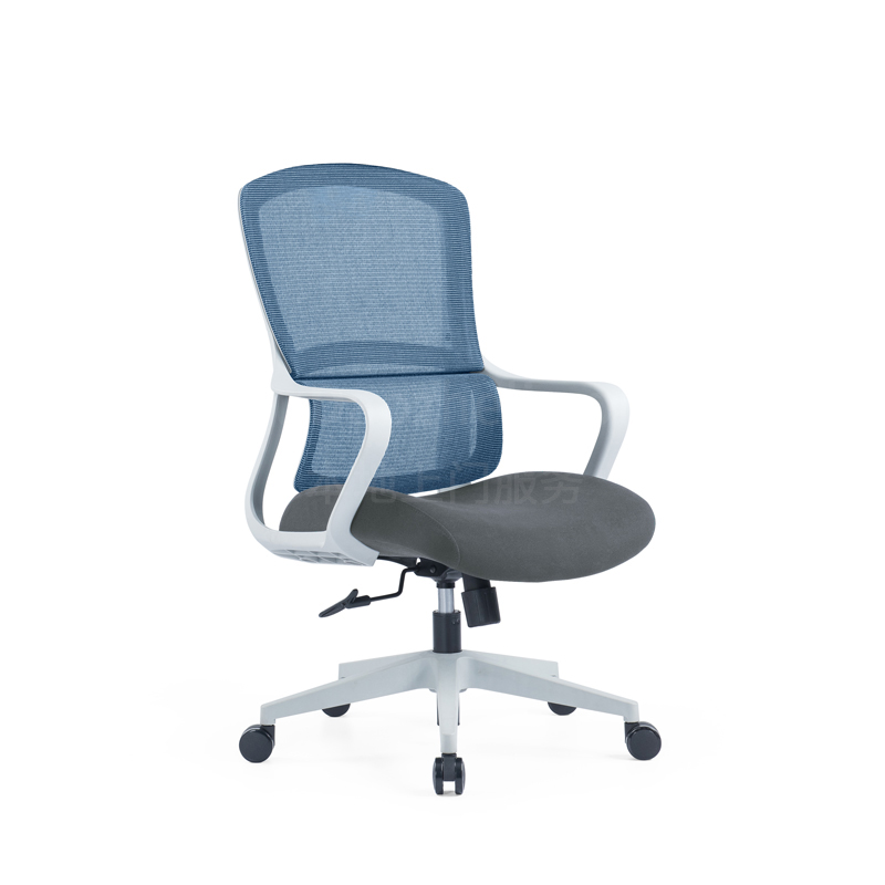 Sitzone南京办公椅图6，曲度S Curve中背职员椅 灰框