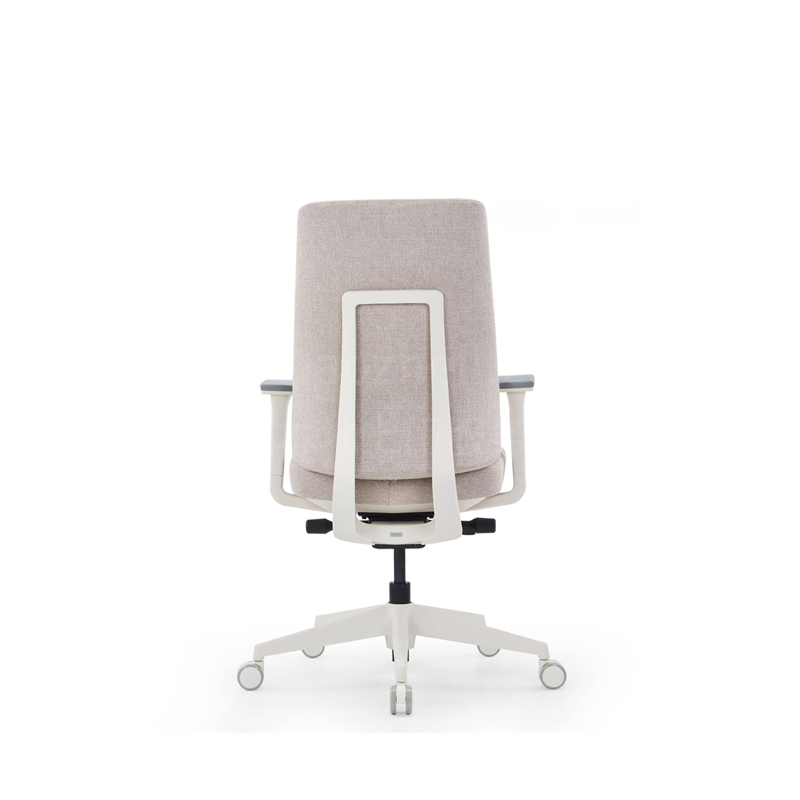 Sitzone南京办公椅图3，卓纳Kiro布艺中背椅 白框