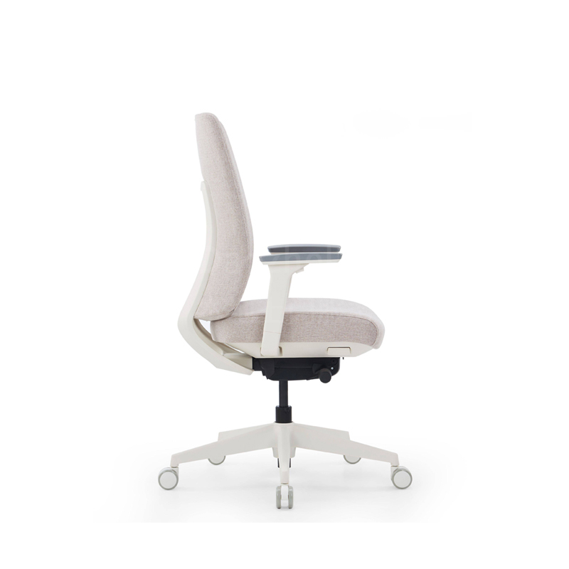 Sitzone南京办公椅图4，卓纳Kiro布艺中背椅 白框