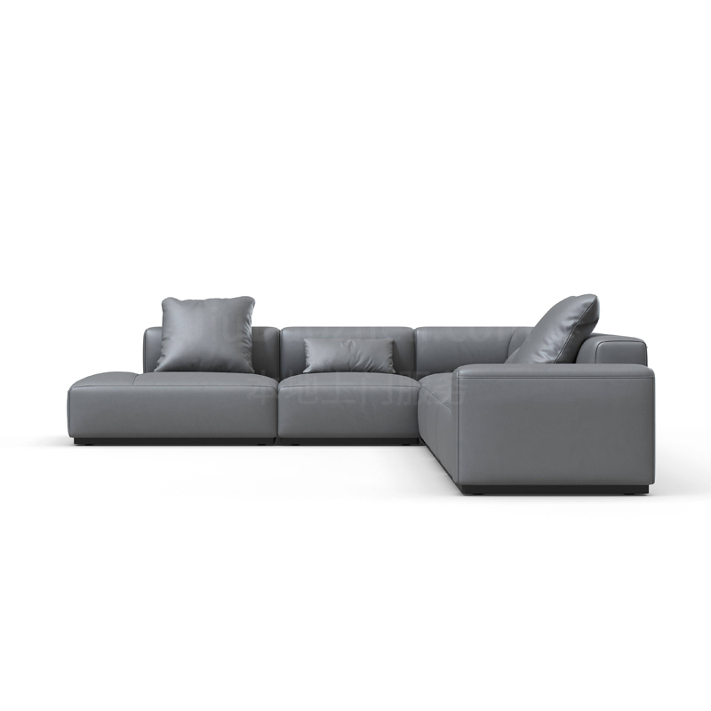 Sitzone南京办公沙发图3，拼图Jigsaw组合沙发 皮面 矮扶手