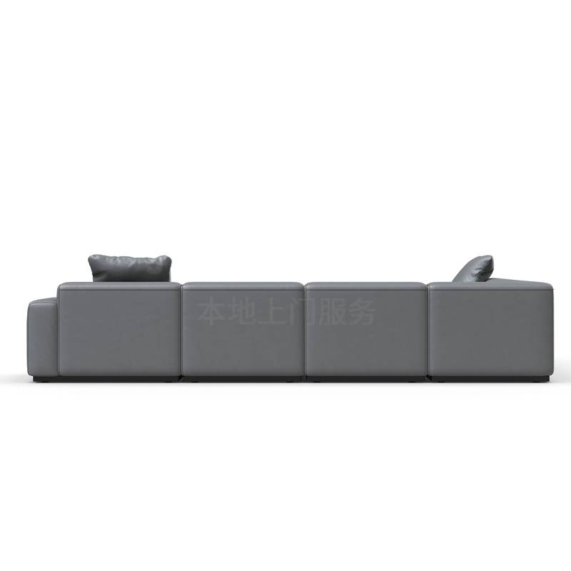 Sitzone南京办公沙发图4，拼图Jigsaw组合沙发 皮面 矮扶手