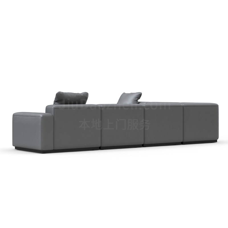 Sitzone南京办公沙发图5，拼图Jigsaw组合沙发 皮面 矮扶手