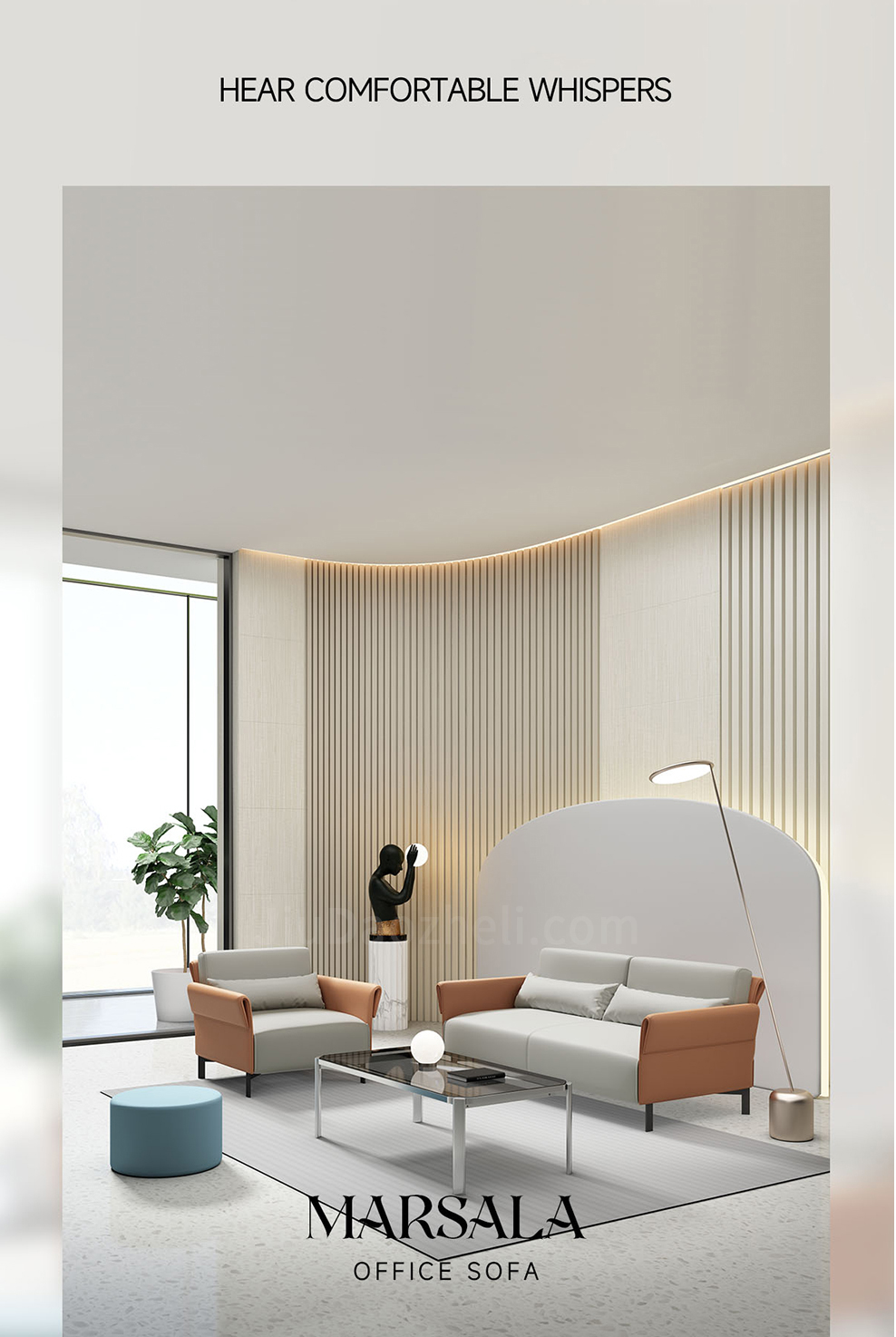 南京办公沙发/Marsala办公会客沙发/S140款办公洽谈沙发