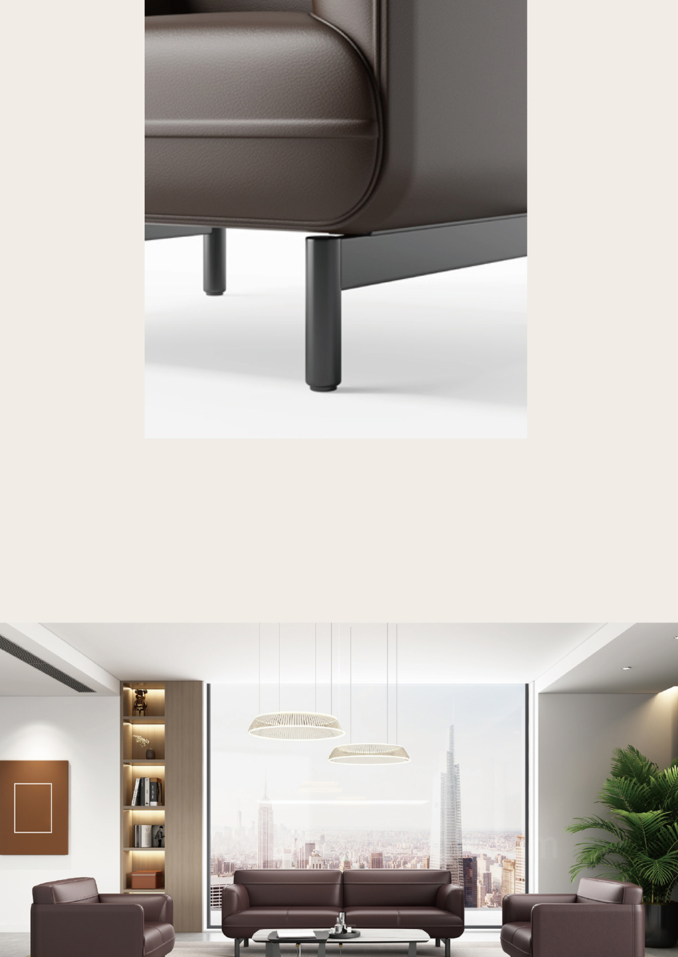 南京办公沙发/Mammoth办公会客沙发/S152款办公洽谈沙发