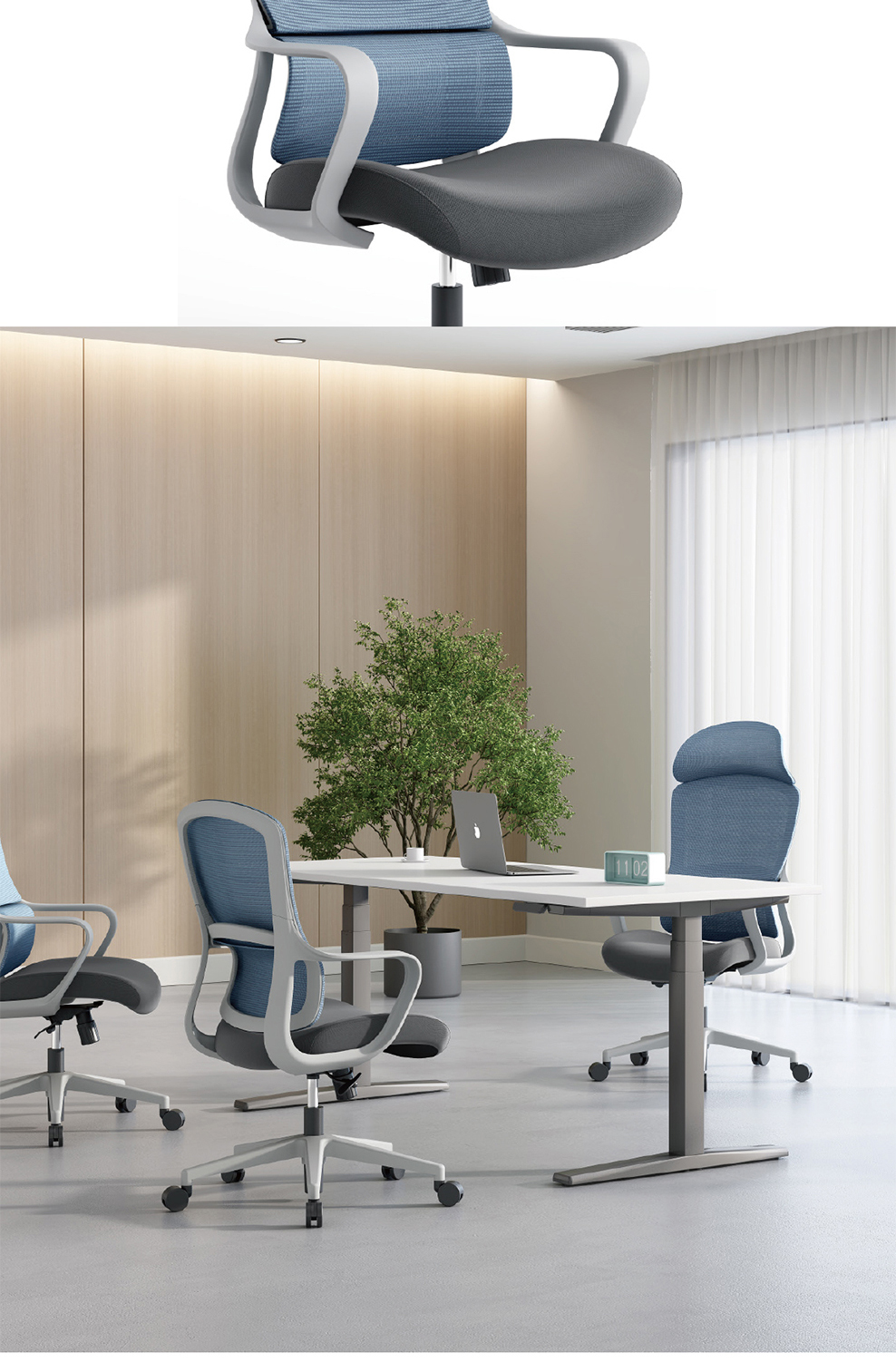 南京办公椅/Curve网布职员椅/519款网布办公椅