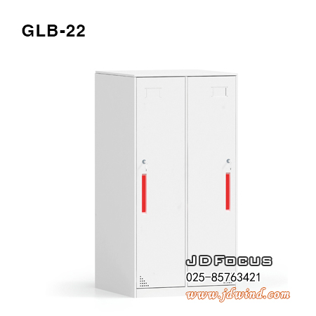南京工作位更衣柜GLB-22,南京薄边屏风双门衣柜GLB-22,南京暖白钢柜衣柜