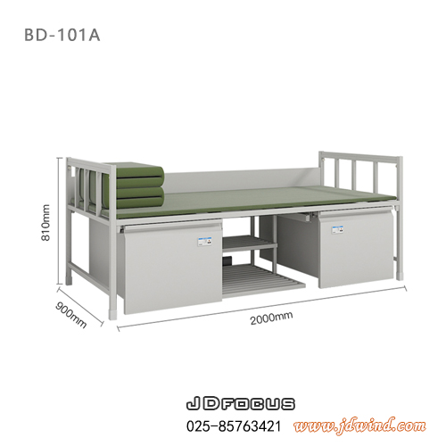 南京营房单层床BD-101A大图1